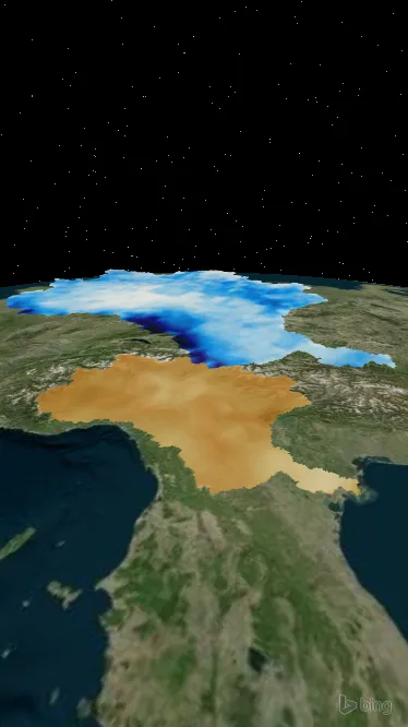 Po Basin river simulation