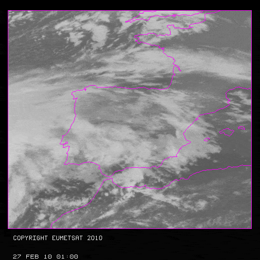 Eumetsat 2010 Satellite Image of Xynthia storm